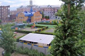 Calle Maslennikova. Webcam de Omsk en línea