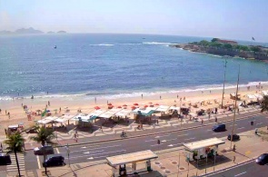 Playa de Copacabana. Ángulo 3. Webcams de Río de Janeiro en línea