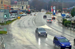 Intersección de la carretera rusa y de Batumi Dagomys