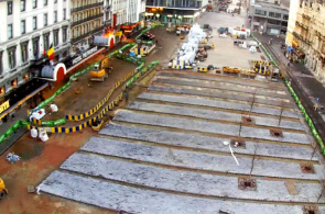 Plaza Brucker. Webcams de Bruselas en línea