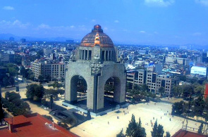 Monumento a la Revolución en la Plaza de la República. Webcams Ciudad de México en línea