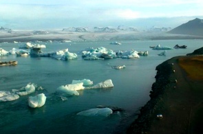 Laguna glaciar de Jokulsarlon. Webcams Hefn