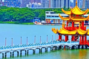 Lago de loto. Kaohsiung cámaras web en línea