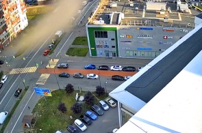 La intersección de la avenida Europea y la calle Stolichnaya. Cámaras web Kudrovo