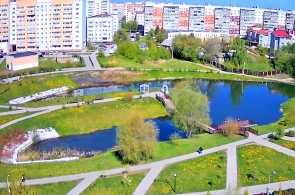 Estanque Lukeryinsky. Cámaras web Kstovo