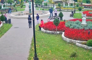Parque Jardín De Flores. Parterre. Webcams de Pyatigorsk
