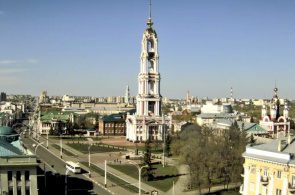 La plaza lleva el nombre de Zoe Kosmodemyanskoy. Cámara web Tambov en línea