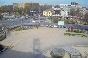 Cruce de la avenida Chui y la calle Yusup Abdrakhmanov. Webcams Bishkek