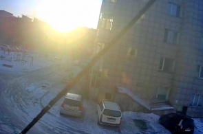 Calle de la montaña. Ver 3. Cámaras web en Kyzyl en línea