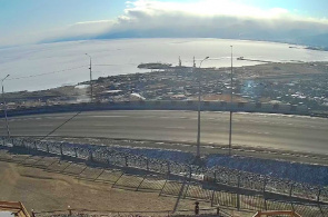 Cafe Baikal serpentina. Webcams en Kultuk village en línea