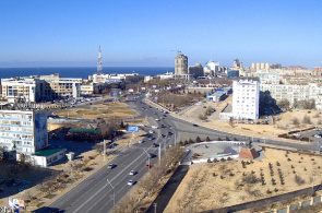 Zonas superiores. Aktau webcam en línea.