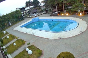 Piscina hotel Demerdzhi. Cámaras web Alushta