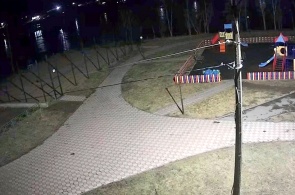 Estacione en Kirova. Patio de juegos. Webcams de Ust-Kut