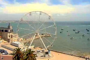 Playa de la Ribeira. Webcams Cascais en línea