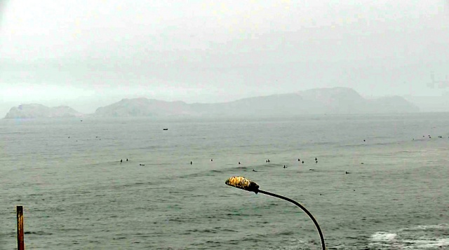 Playa La Pampilla. Ángulo 2. Cámaras web de Lima en línea