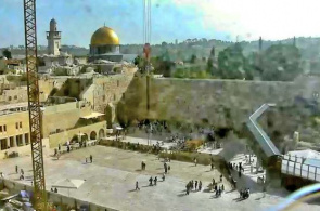 Muro de las Lamentaciones. Webcam panorámica de Jerusalén