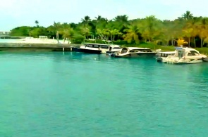 Puerto de Amilla Fushi. Cámaras web Maldivas