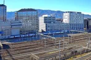 Estación de tren. Cámaras web de Zúrich