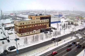 Avenida Gubkin. Webcams de Nuevo Urengoy