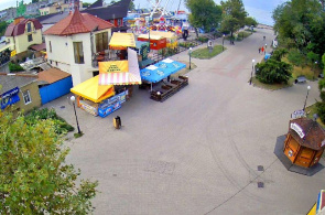 Zona costera. Cafe-bar Greenwich. Webcams Berdyansk en línea
