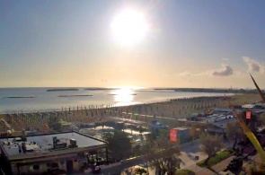 Playa y paseo marítimo Matteotti. Cámaras web Pescara