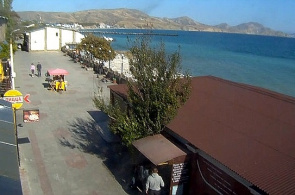 Bahía Koktebel. Webcam de Koktebel en línea