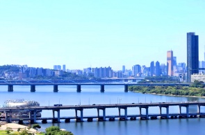 Vista del Puente Banpo. Cámaras web de Seúl