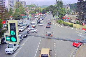 Cruce de las carreteras Leningradskaya y Batumi. Cámaras web Dagomys