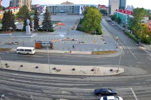 Plaza de la victoria. Perspectiva 2. Webcams de Pervouralsk