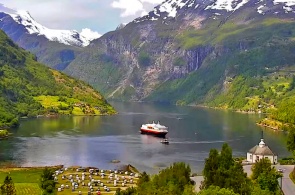 Hotel Unión Geiranger. Webcams Fiordo de Geiranger