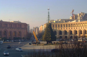 Plaza de la República Ereván en tiempo real