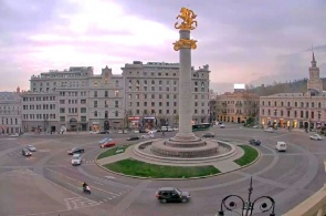 Plaza de la Libertad. Webcams Tbilisi en línea