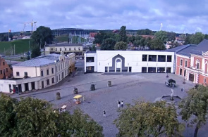 Plaza del teatro. Webcam de Klaipeda en línea