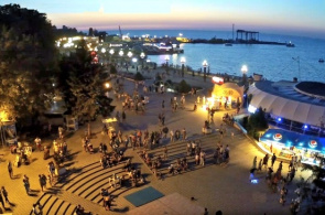 Terraplén de la ciudad de Anapa. Park Hotel Anapa