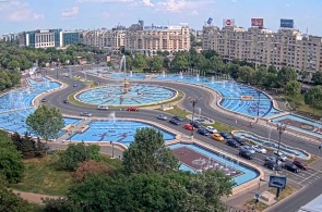 Plaza Unirii. Cámaras web Bucarest