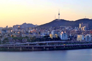 Torre Namsam. Panorama. Cámaras web de Seúl