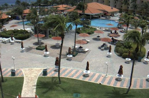 Eagle Beach - La Cabana Beach Resort. Webcams Aruba en línea