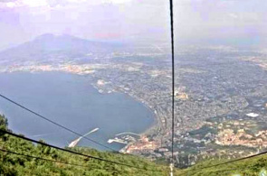 Cámara web en vivo en el teleférico de La Faito en Nápoles