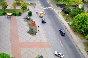 Calle luterana. Webcams Berdyansk en línea