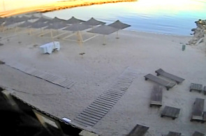 Playa recreativa Arcade. Webcam de Berdyansk en línea
