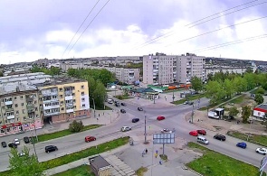 Encrucijada de Karl Marx y la Victoria. Webcams de Kámensk-Uralsky