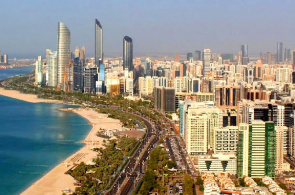 Terraplén de Cornualles. Webcams de Abu Dhabi en línea