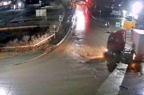 Calle Réchnikov. Puente de guerra electrónica. Webcams de Ust-Kut