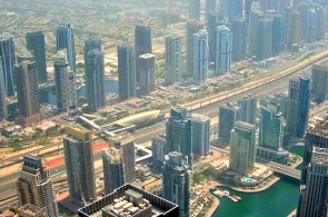 Puerto deportivo de Dubái. Cámaras web de Dubái