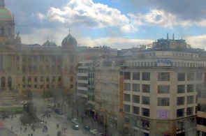 Plaza de Wenceslao. Cámaras web de Praga