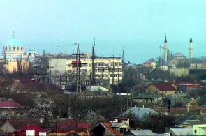 Chapaev St. Webcam de Evpatoria en línea