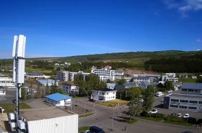 Vista de la parte norte. Cámara web Húsavík