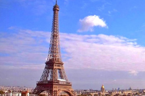 La torre eiffel. Web de la cámara de parís en línea