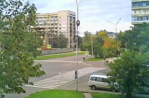 Encrucijada Komsomolskaya St. - Pervostroiteley Ave. Komsomolsk-on-Amur