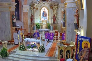 Parroquia de San Mateo. Iglesia. Cámaras web Andrychow